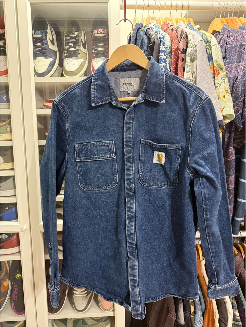 Carhartt WIP Salinac Shirt Jac - Dark Blue Denim